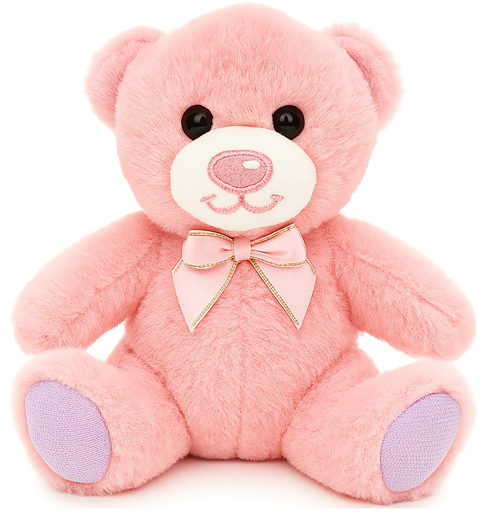 Skleplolki BAMBLY LAWENDOWY MIŚ PLUSZOWY PLUSZAK MASKOTKA PRZYTULANKA RÓŻOWY 15CM