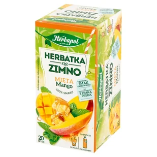 Herbapol Herbapol Herbatka na zimno mięta mango 36 g (20 x 1,8 g) - Herbata - miniaturka - grafika 1