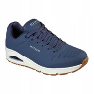 Buty sportowe męskie - Buty męskie Skechers Uno Stand On Air navy/white 42.5 Eu - miniaturka - grafika 1