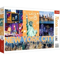 Puzzle - Trefl Puzzle 1000 Neon Color Line - Neonowe miasto - miniaturka - grafika 1