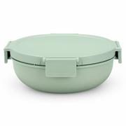 Miski i półmiski - Brabantia 20 63 82 - miska na sałatkę make   take - 1,3l - jade green kod: 20 63 82 - miniaturka - grafika 1