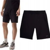 Spodenki męskie - KRÓTKIE SPODENKI 4F MĘSKIE BAWEŁNIANE SPORTOWE SZORTY LATO SHOM284 r. XL - miniaturka - grafika 1
