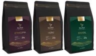 Kawa - ZESTAW KAW ŚWIEŻO PALONYCH 100% ARABIKA NUNO GOLD LABEL 3X200G - miniaturka - grafika 1