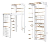 Wyposażenie sportowe i gimnastyczne - Małpiszon, drabinka gimnastyczna Winner biała - miniaturka - grafika 1