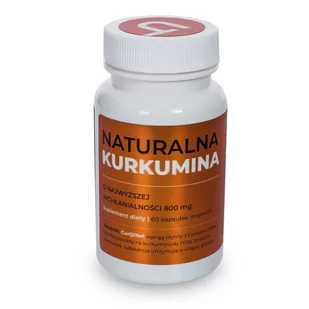 VISANTO Visanto Naturalna Kurkumina 60  kapsułek - Suplementy naturalne - miniaturka - grafika 1