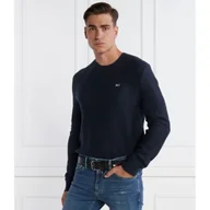 Swetry męskie - Tommy Jeans Sweter STRUCTURED | Regular Fit - miniaturka - grafika 1