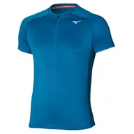 Koszulki męskie - Koszulka męska Mizuno  ER Trail HZ Tee Mykonos Blue M - miniaturka - grafika 1