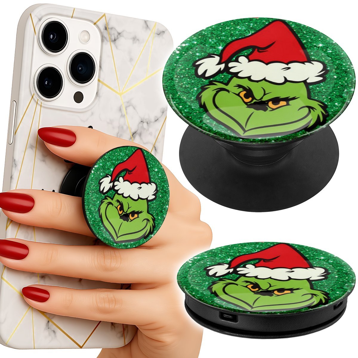 Uchwyt do telefonu Popsocket na palce/stojak ŚWIĄTECZNE WZORY