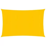 Parasole ogrodowe - vidaXL Żagiel przeciwsłoneczny, 160 g/m, żółty, 2,5x4 m, HDPE 311564 - miniaturka - grafika 1