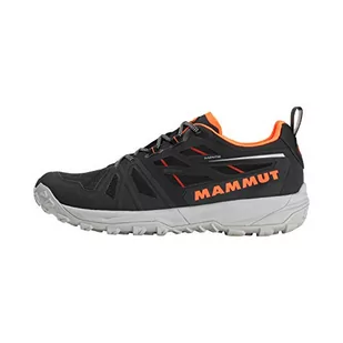 Mammut Męskie buty trekkingowe Zapatilla Saentis Low GTX, Czarny żywy pomarańczowy, 46 EU - Buty trekkingowe męskie - miniaturka - grafika 1