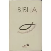 Edycja Świętego Pawła Biblia z rybką z suwakiem ecru - Religia i religioznawstwo - miniaturka - grafika 1