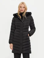 Kurtki damskie - Geox Kurtka puchowa Bettanie W4626H T3122 F9000 Czarny Regular Fit - miniaturka - grafika 1