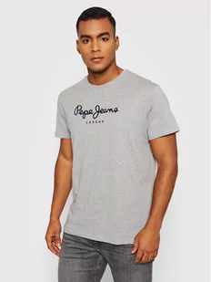 Pepe Jeans T-Shirt Eggo PM508208 Szary Regular Fit - Koszulki męskie - miniaturka - grafika 1