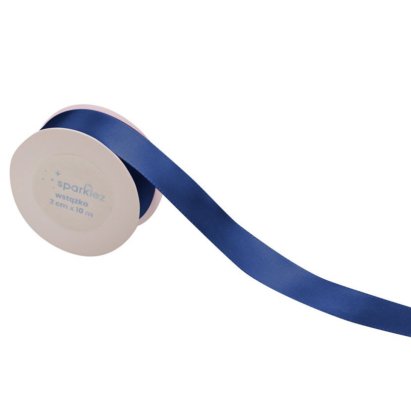 SPARKLEZ Wstążka granatowa 2cm 10m