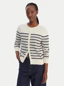 Swetry damskie - Tommy Hilfiger Kardigan WW0WW42370 Beżowy Regular Fit - miniaturka - grafika 1