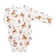 Body dla niemowląt - BODY DŁUGI RĘKAW DLA DZIEWCZYNKI NICOL 216094 R.62 (2-4MIES) - miniaturka - grafika 1