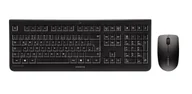 Zestawy myszka + klawiatura - CHERRY DW 3000 klawiatura Dołączona myszka Uniwersalne RF Wireless AZERTY Belgijski Czarny bezprzewodowa JD-0710BE-2 - miniaturka - grafika 1
