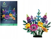 Klocki - Klocki Kwiaty Bukiet Kwiatów Creator 980 Elementów - miniaturka - grafika 1
