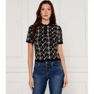 Swetry damskie - Desigual Polo DESIQUAL X M. CHRISTIAN LACROIX Slim Fit - miniaturka - grafika 1