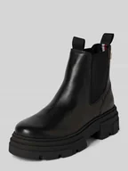 Kozaki damskie - Buty skórzane z aplikacją z logo model ‘COMBAT’ - miniaturka - grafika 1
