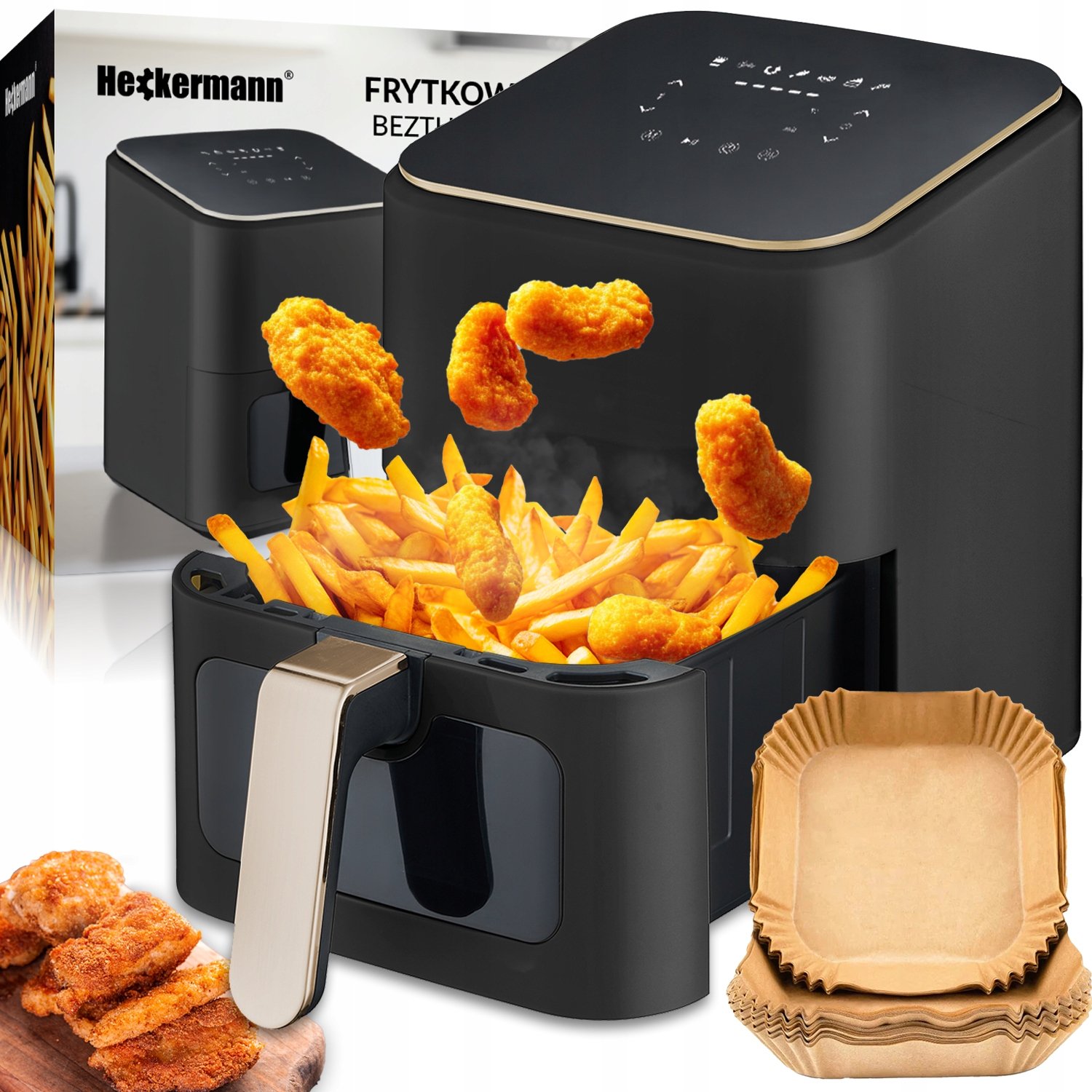 Frytkownica Beztłuszczowa Frytownica Air Frayer 4L 1800W
