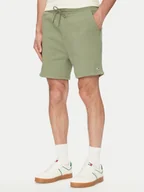 Spodenki męskie - Tommy Jeans Szorty sportowe Flag Beach DM0DM21931 Zielony Regular Fit - miniaturka - grafika 1