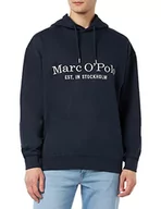 Bluzy męskie - Marc O'Polo Bluza męska 321408854448, 898, niebieska, 898., XXL - miniaturka - grafika 1