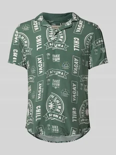 Koszula casualowa o kroju regular fit z kołnierzykiem typu resort model ‘ARUL’ - Koszule męskie - miniaturka - grafika 1