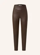 Legginsy - Lilienfels Legginsy Skórzane braun - miniaturka - grafika 1