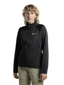 Kurtki i kamizelki sportowe damskie - Jack Wolfskin Kurtka funkcyjna "Taiga" w kolorze czarnym - miniaturka - grafika 1