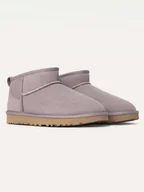 Botki damskie - UGG Botki "Classic Ultra Mini" w kolorze szarym - miniaturka - grafika 1