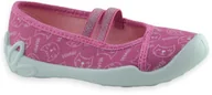 Buty dla dziewczynek - Kapcie do przedszkola na gumkę dla dziewczynki Befado 116X331 Blanca - miniaturka - grafika 1