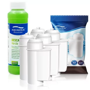 Zestaw Siemens, Filtr Aqualogis AL-Inte 5szt, Verde 250ml - Akcesoria i części do ekspresów do kawy - miniaturka - grafika 1
