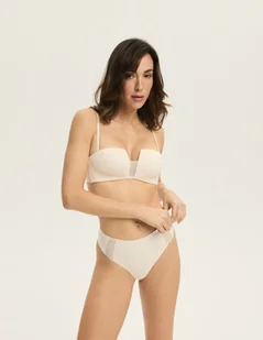 Biustonosz push-up Blank Esotiq kremowy 75C - Biustonosze - miniaturka - grafika 1