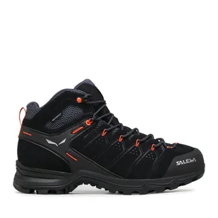 Trekkingi Salewa Ms Alp Mate Mid Wp 61384-0996 Czarny - Buty trekkingowe męskie - miniaturka - grafika 1