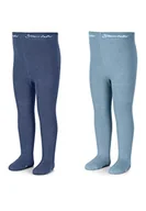 Rajstopy - Sterntaler Niemowlęce chłopięce uniwersalne dwupak bambusowe rajstopy niebieskie, 104 - miniaturka - grafika 1