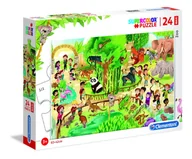 Puzzle - Clementoni Puzzle 24 elementy MAXI Zoo - miniaturka - grafika 1