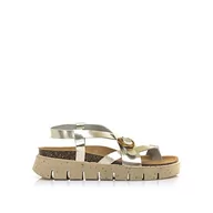 Sandały damskie - MTNG 50574, sandały damskie, Złoty, 40 EU - miniaturka - grafika 1