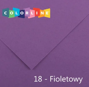 Brystol Canson Colorline 18 fiolet 150g 10k [mm:] 500x650 (200041394) - Szkolne artykuły papiernicze - miniaturka - grafika 1