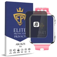 Akcesoria do smartwatchy - FOLIA 5D PRYWATYZUJĄCA SZKŁO ANTI-SPY DO ABCROS W5 CAŁY EKRAN - miniaturka - grafika 1