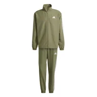 Dresy męskie - Męski Dres ADIDAS M 3S WV TT TS JI8850 – Oliwkowy - miniaturka - grafika 1
