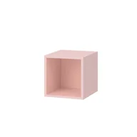 Szafki do salonu - Otwarta szafka ścienna Boxie 40x40x37 cm różowa - miniaturka - grafika 1