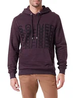 Bluzy męskie - s.Oliver Męska bluza z długim rękawem, fioletowa, XXL, fioletowy, XXL - miniaturka - grafika 1