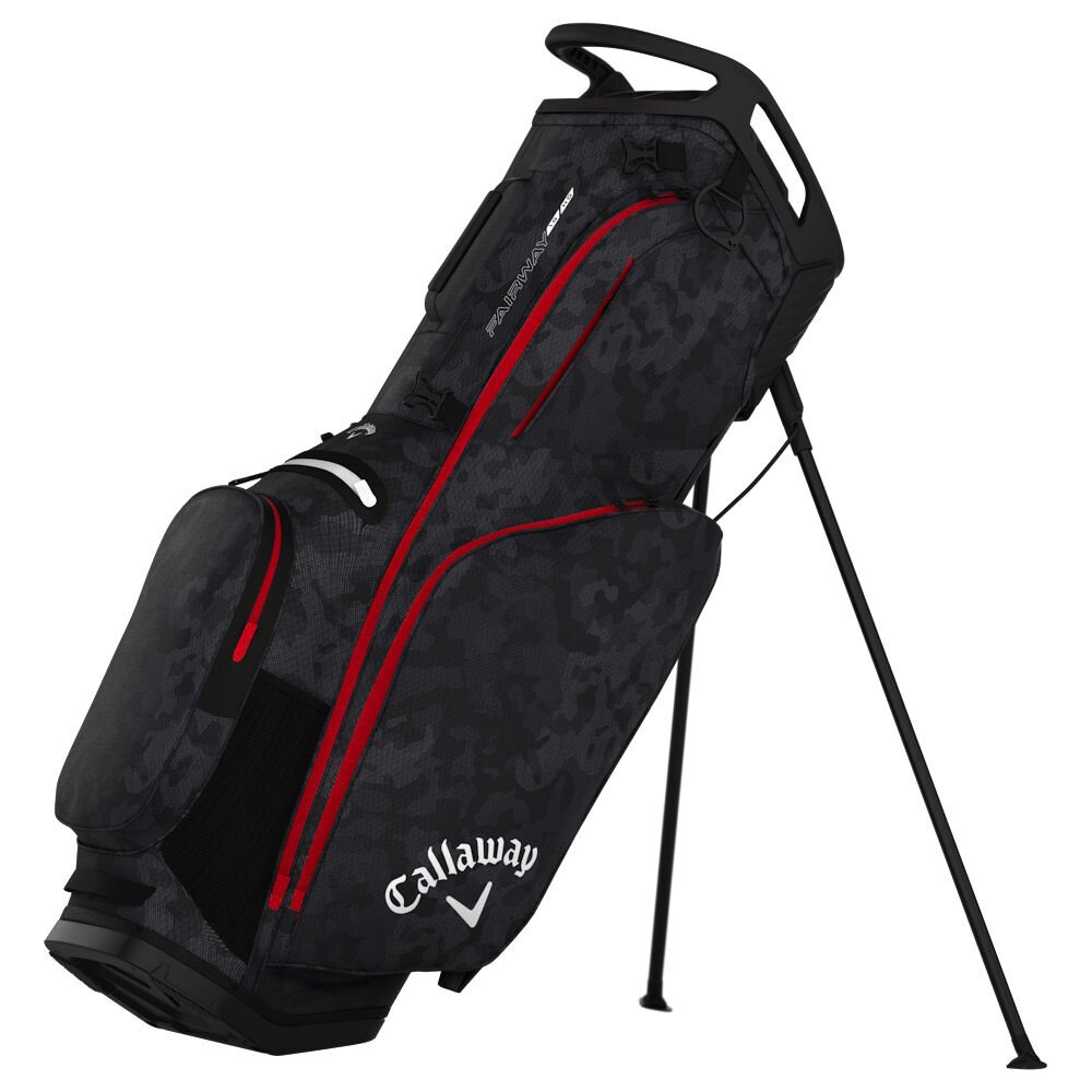 Torba golfowa stand bag Callaway Fairway 14 HD Graphite/Desert Camo/Red