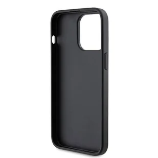 Karl Lagerfeld KLHCP15XSAPKCNPK iPhone 15 Pro Max 6.7" czarny/black hardcase Saffiano Cardslot KC Metal Pin - Etui i futerały do telefonów - miniaturka - grafika 7