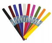 Szkolne artykuły papiernicze - St. Majewski Bibuła marszczona mix I Zwierzaki Uczniaki 200 x 50 cm, 10 kolorów - miniaturka - grafika 1