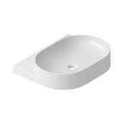 Umywalki - Ravak Yard 600 umywalka 60,5x50 cm ścienna do konsoli biała XJX01260002 - miniaturka - grafika 1