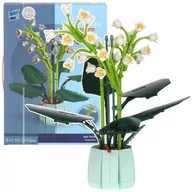 Klocki - Nobo Kids, Klocki Konstrukcyjne Kwiaty Bukiet Konwalia 610 El - miniaturka - grafika 1