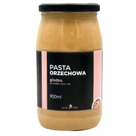 Słodkie kremy i masła - Pasta Orzechowa 900Ml Gładka Bez Soli Cukru - miniaturka - grafika 1
