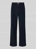 Spodnie męskie - Spodnie sztruksowe o luźnym kroju z kieszeniami z tyłu model ‘MILES’ - miniaturka - grafika 1